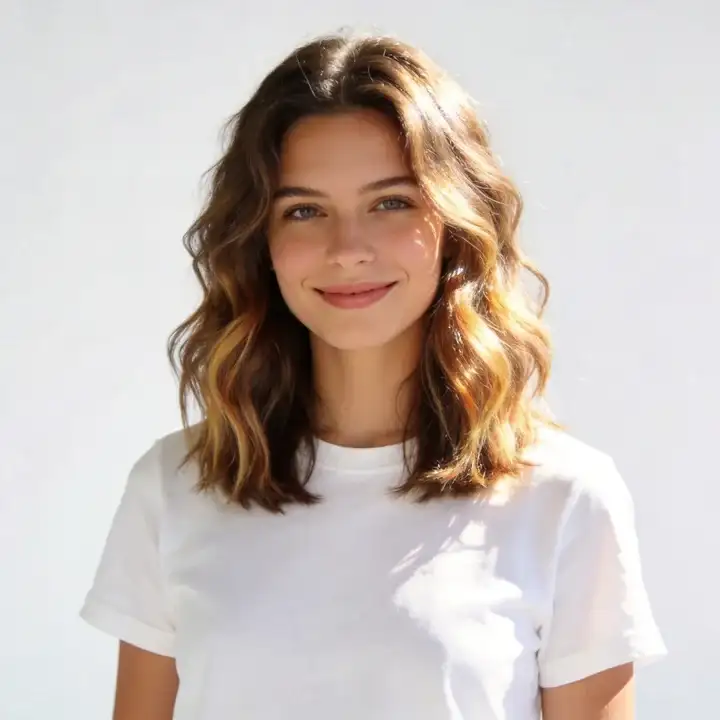 Textured Lob hairstyle