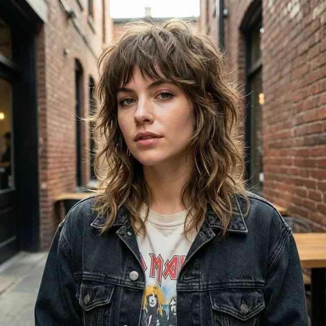 AI virtual try-on wolf cut on medium wavy hair 2026 trend